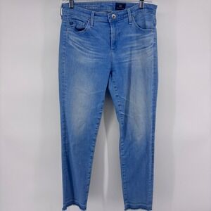 AG Adriano Goldschmied The Mid Rise Stevie Capri Jeans Inseam 25" Size 28‎